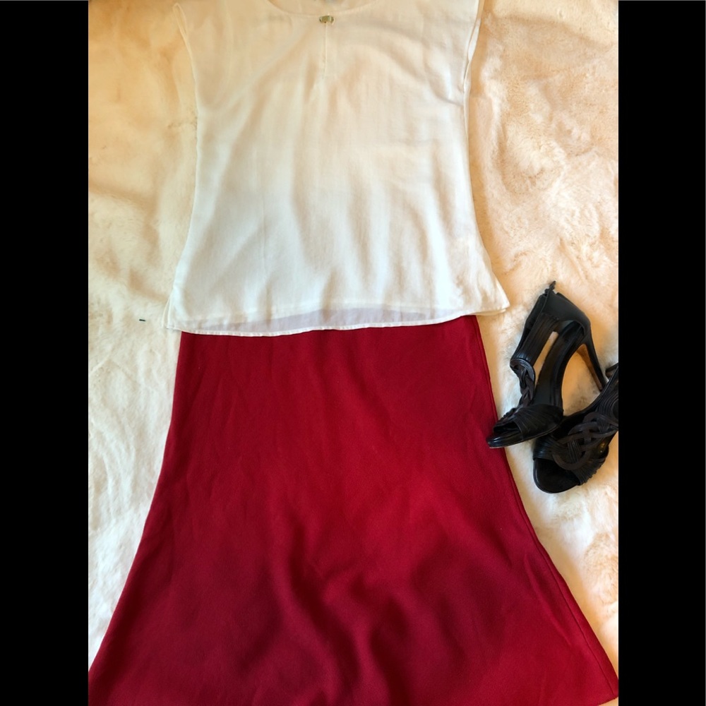 Prada wool skirt